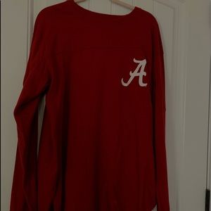Red Pressbox long sleeve t-shirt